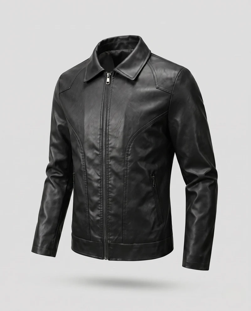 Herren Elegante Skinnjacke Nord Taschen