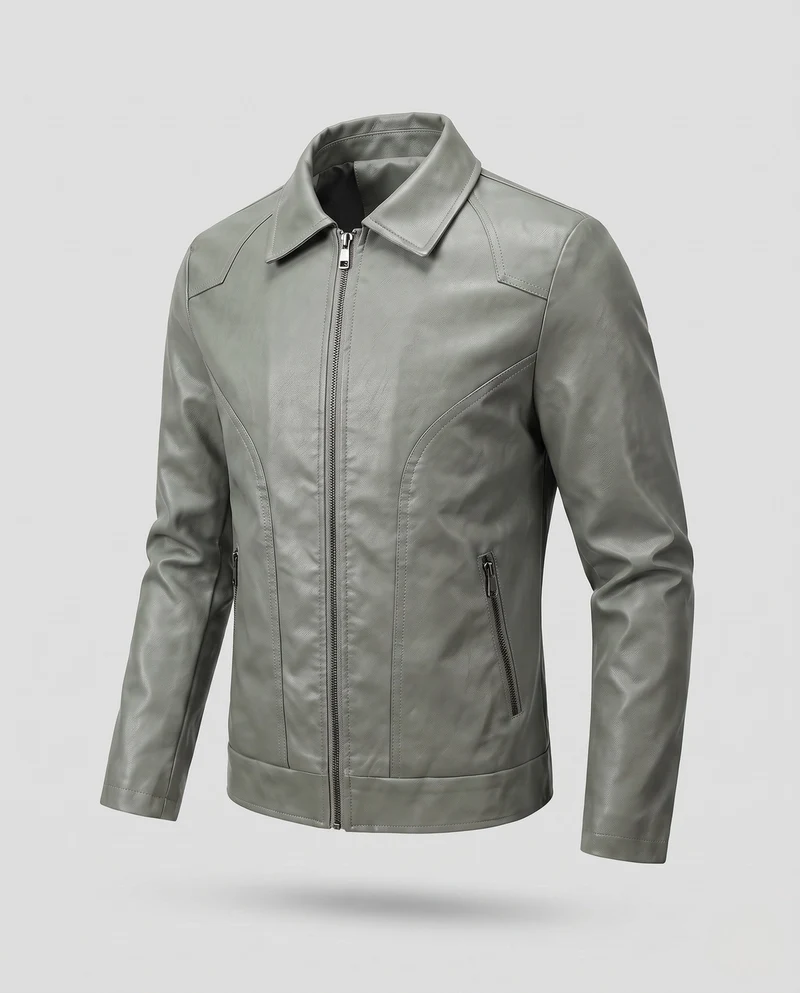 Herren Elegante Skinnjacke Nord Taschen