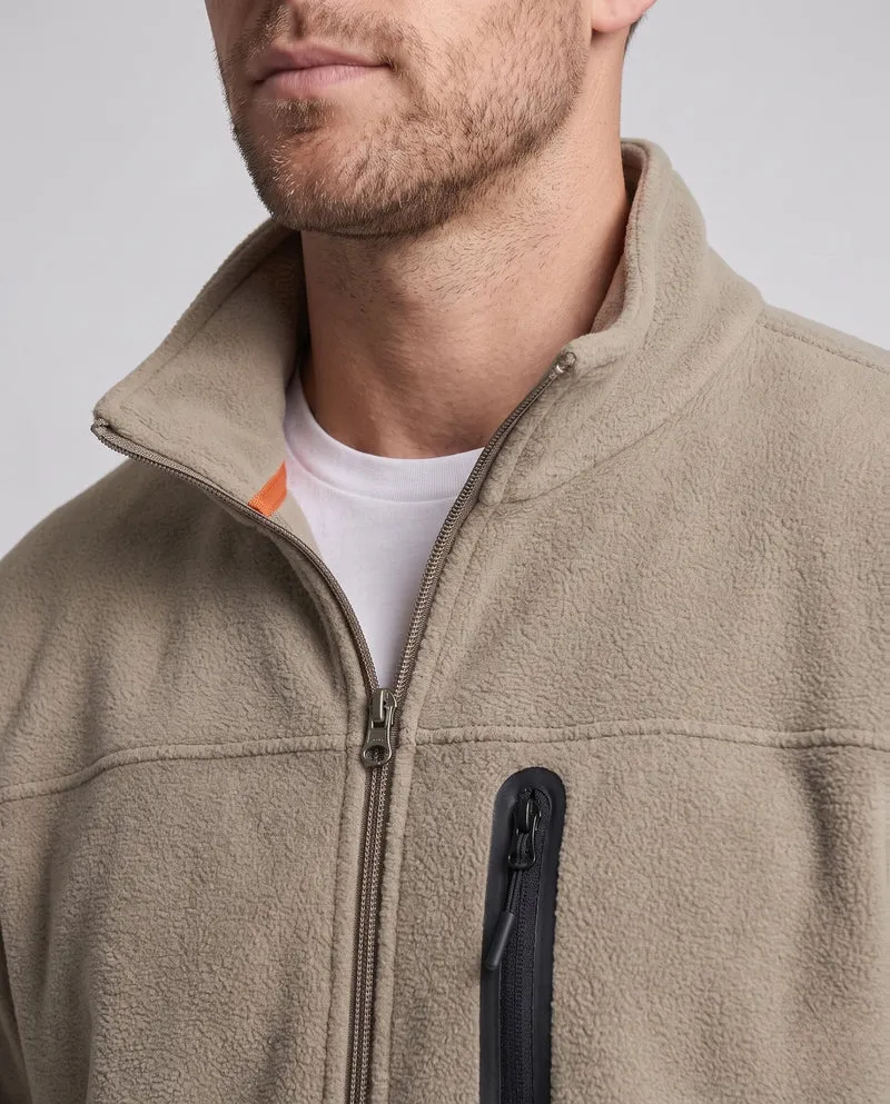 Herren Fleece-Jacke mit Reißverschluss Nord Taschen