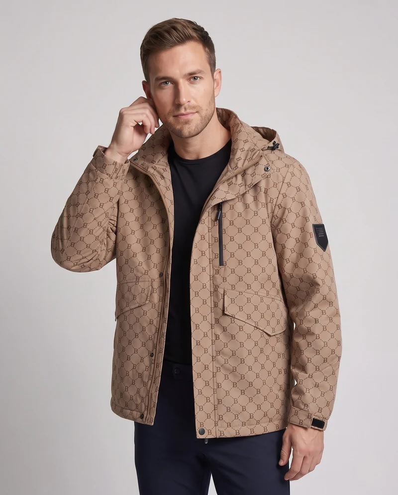 Herren Funktionale Outdoor-Jacke Nord Taschen