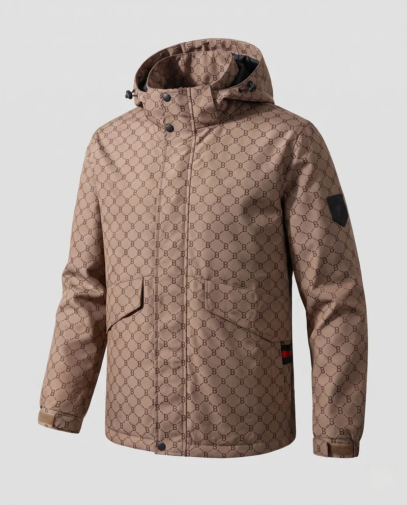 Herren Funktionale Outdoor-Jacke Nord Taschen