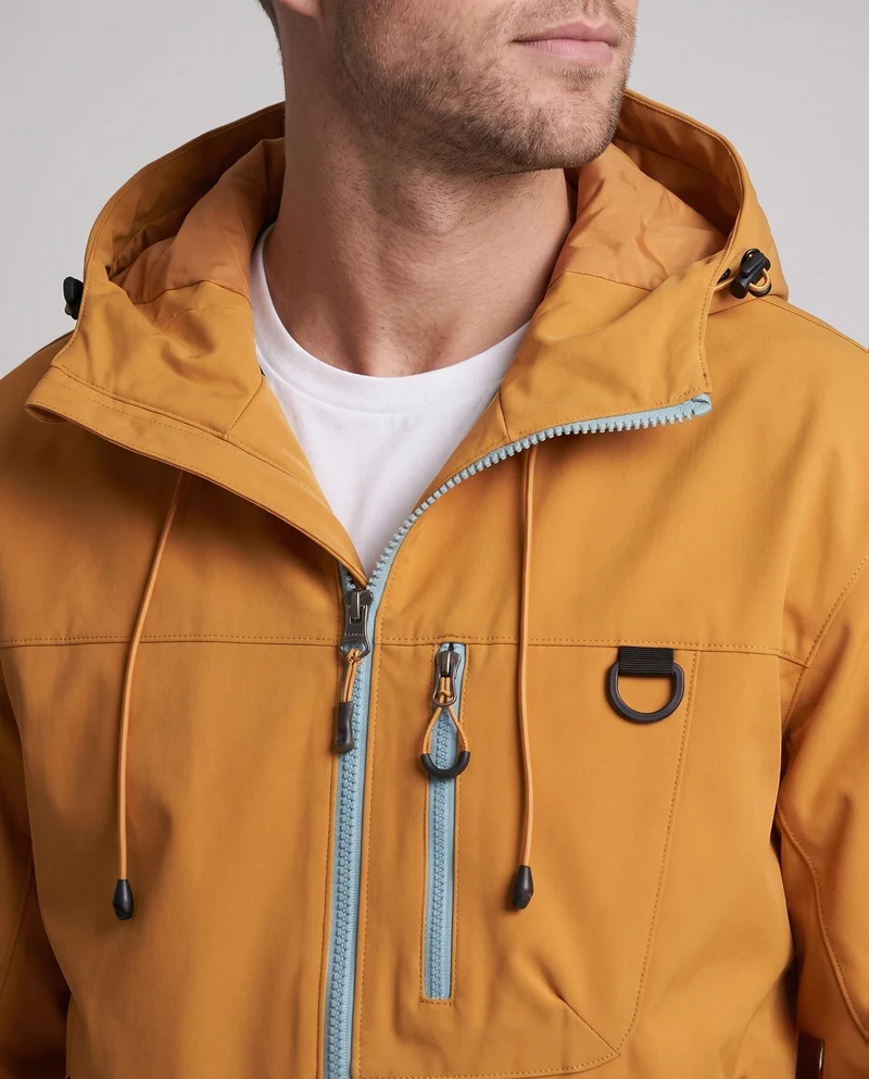 Herren Funktionale Regenjacke Nord Taschen