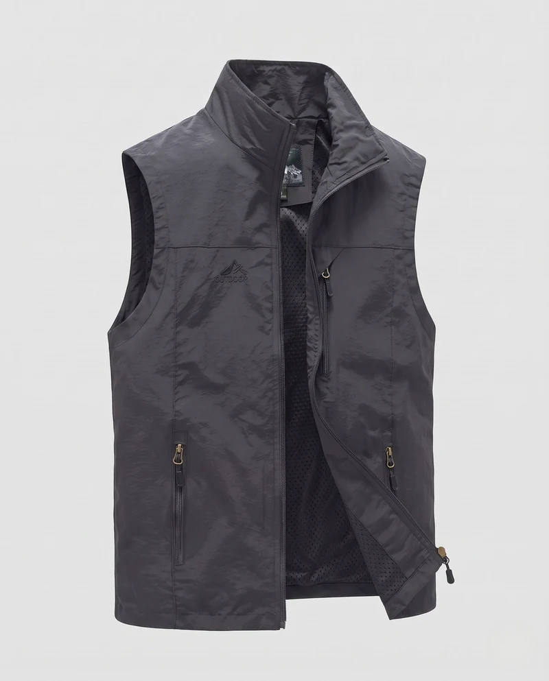 Herren Funktionale Steppweste Nord Taschen