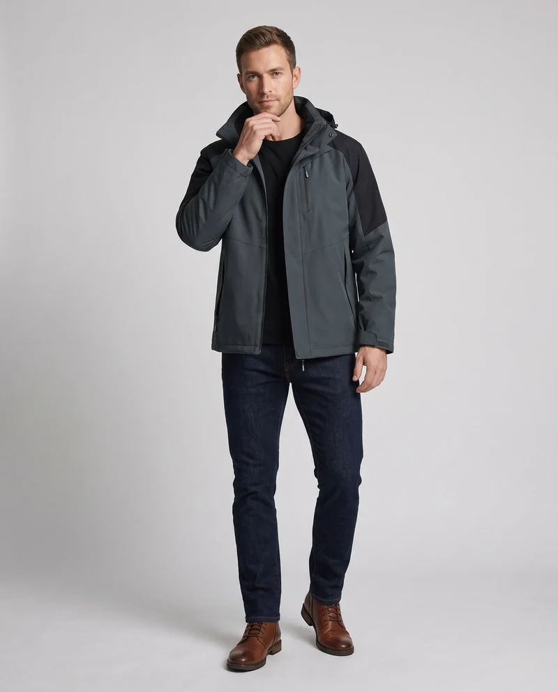 Herren Funktionsjacke Nord Taschen