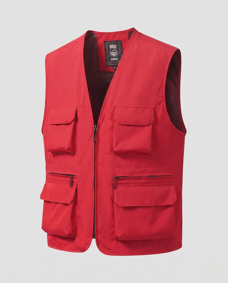 Herren Funktionsweste Nord Taschen
