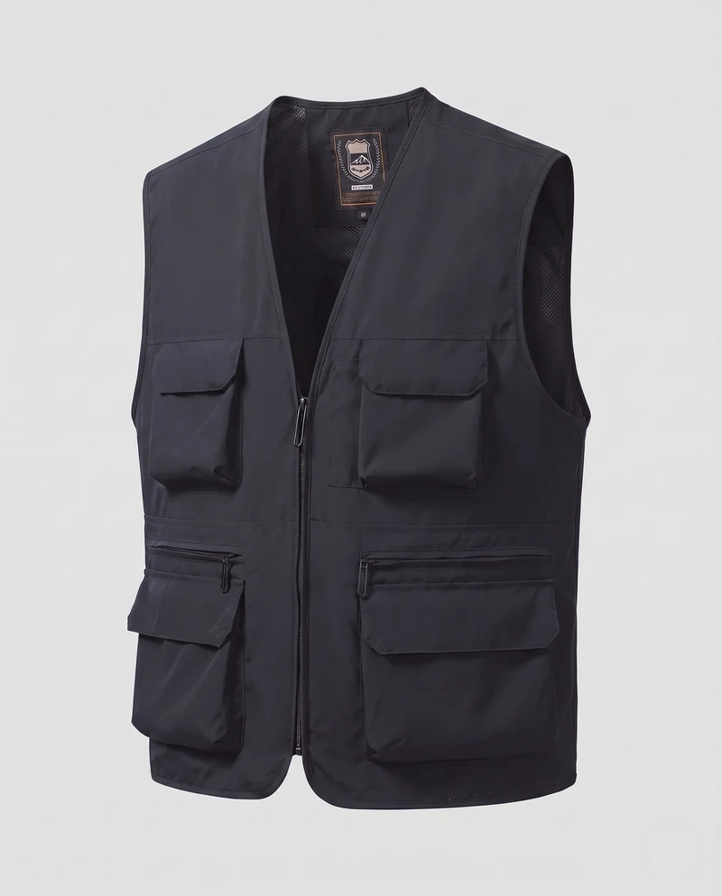 Herren Funktionsweste Nord Taschen