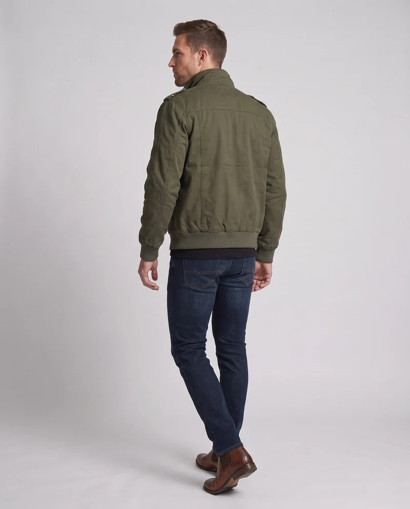 Herren Gefütterte Utility-Jacke Nord Taschen