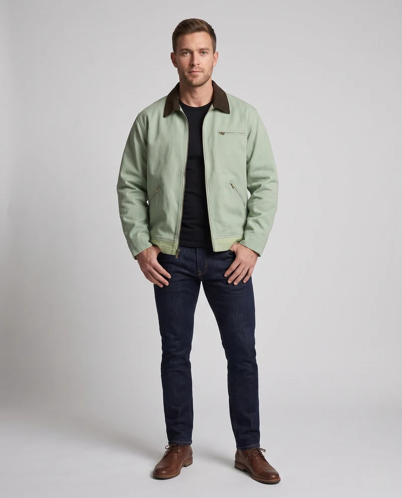 Herren Klassische Arbeitsjacke Nord Taschen