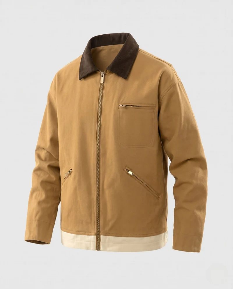 Herren Klassische Arbeitsjacke Nord Taschen