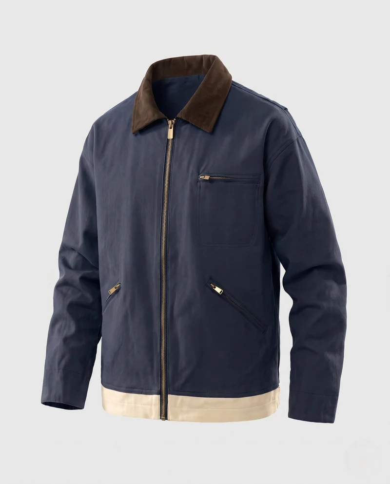 Herren Klassische Arbeitsjacke Nord Taschen
