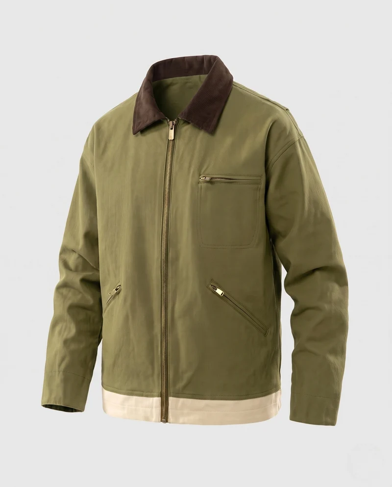 Herren Klassische Arbeitsjacke Nord Taschen