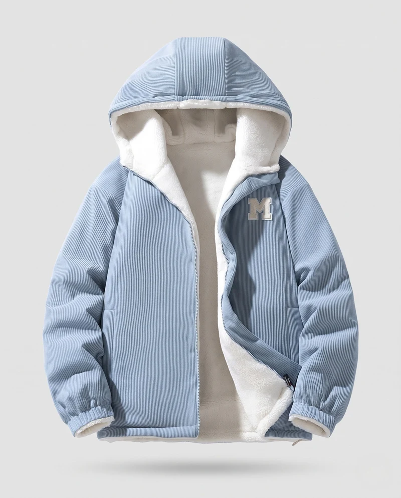 Damen Fleecejacke mit Kapuze Nord Taschen