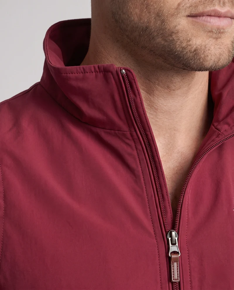 Leichte Outdoor Softshell-Weste für Herren mit Stehkragen und durchgehendem Reißverschluss Nord Taschen
