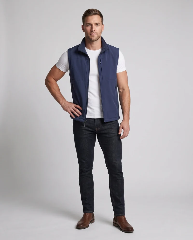Herren Funktions-Steppweste Nord Taschen
