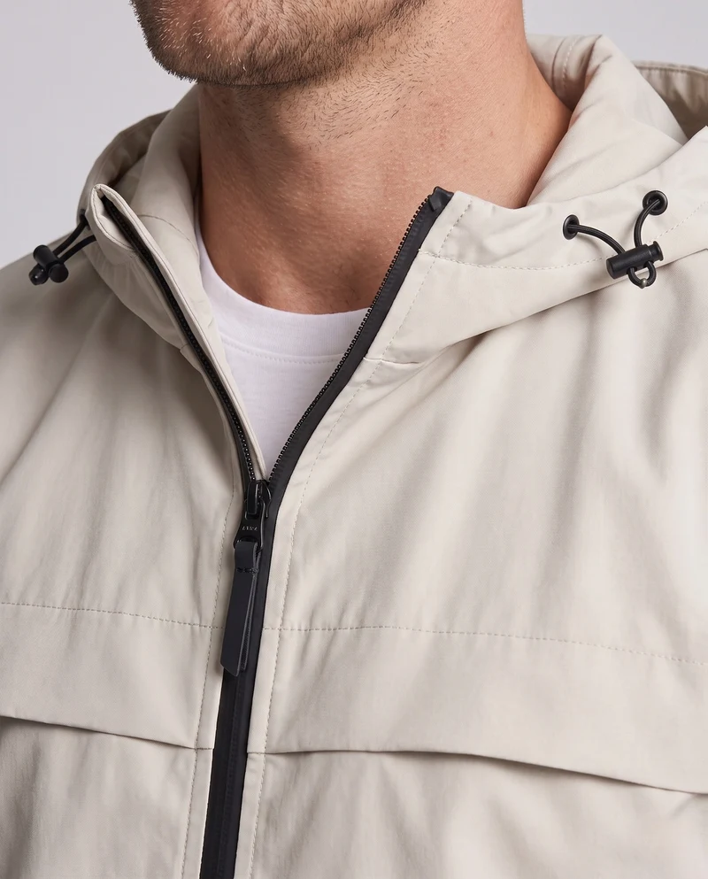 Herren Funktionsjacke mit verstellbarem Kapuzenkragen Nord Taschen