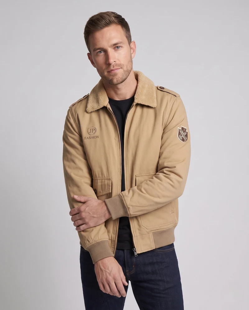 Herren geraffte Winterjacke Nord Taschen
