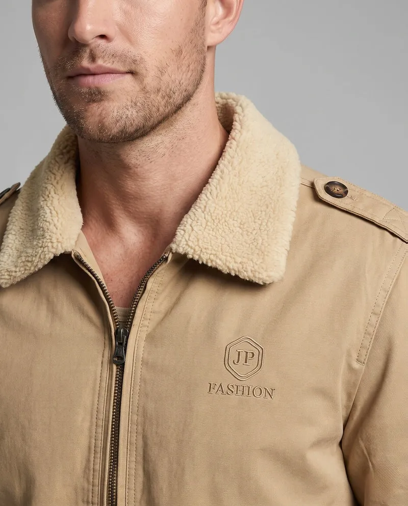 Herren geraffte Winterjacke Nord Taschen