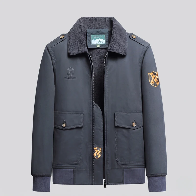 Herren geraffte Winterjacke Nord Taschen