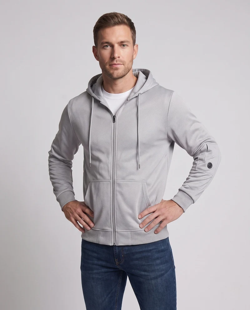 Herren Heizbare Kapuzenjacke Nord Taschen
