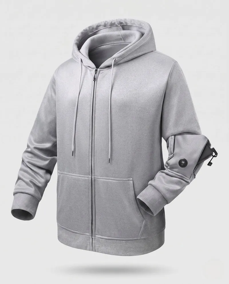 Herren Heizbare Kapuzenjacke Nord Taschen