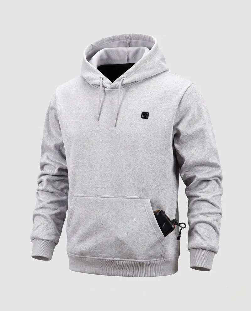 Herren Heizbarer Kapuzenpullover Nord Taschen