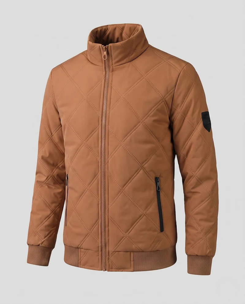 Herren Hochwertige Steppjacke Nord Taschen