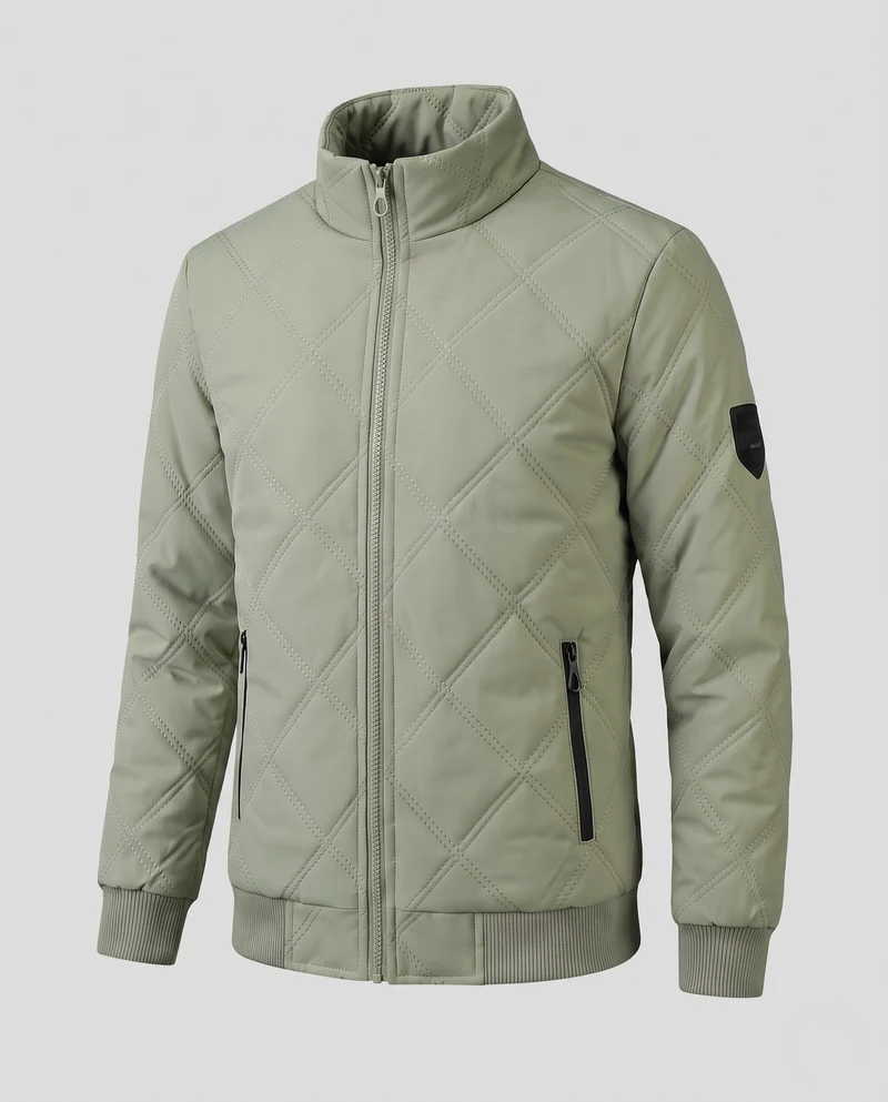 Herren Hochwertige Steppjacke Nord Taschen