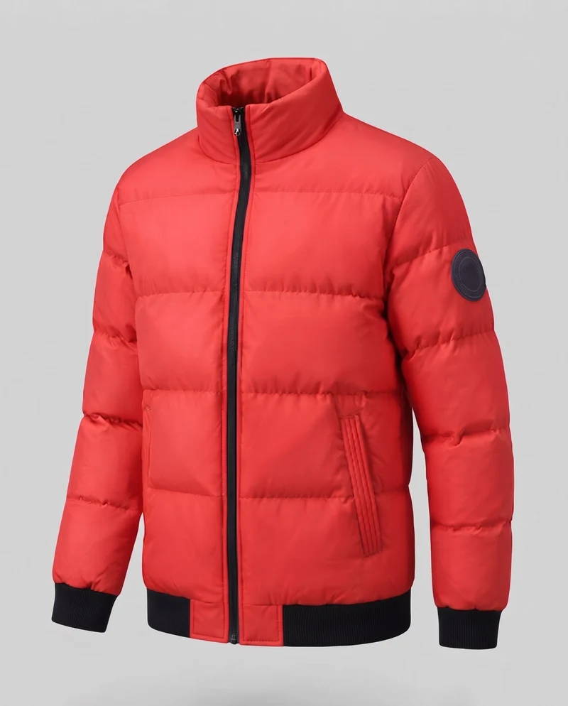 Herren Isolierte Daunenjacke Nord Taschen