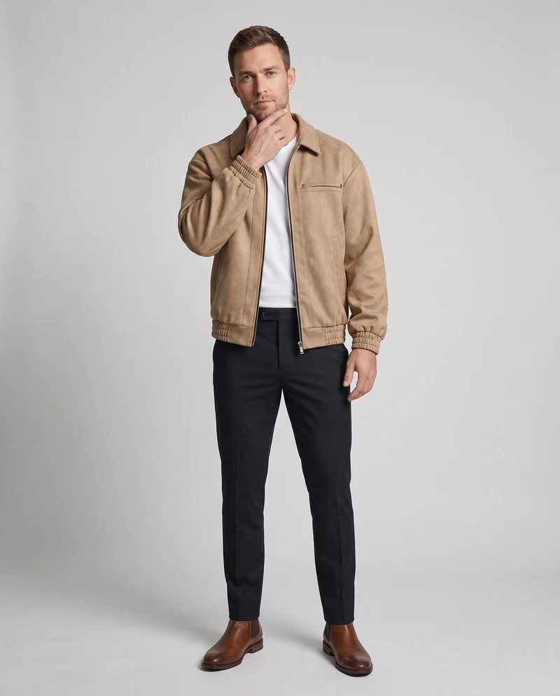 Herren Modische Softshelljacke mit praktischen Taschen Nord Taschen