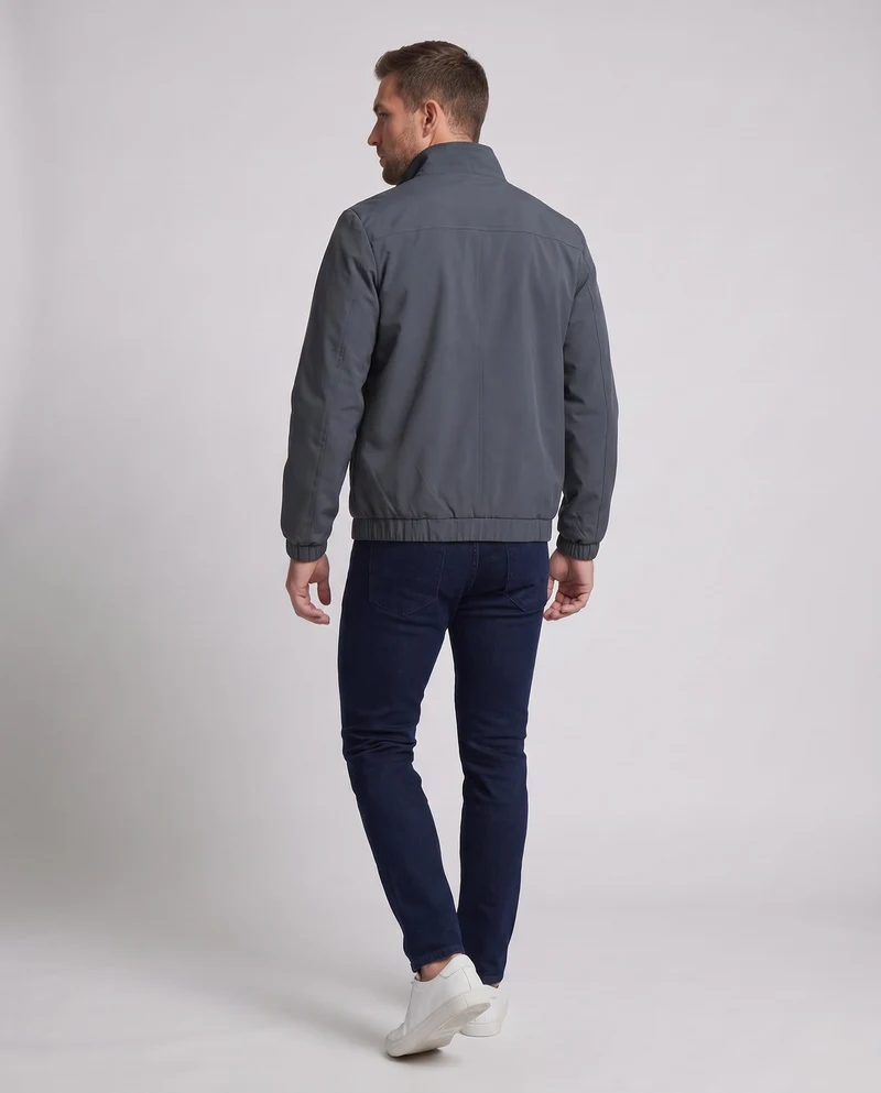 Herren Modische Übergangsjacke mit praktischen Reißverschlusstaschen Nord Taschen