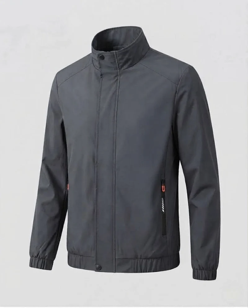 Herren Modische Übergangsjacke mit praktischen Reißverschlusstaschen Nord Taschen