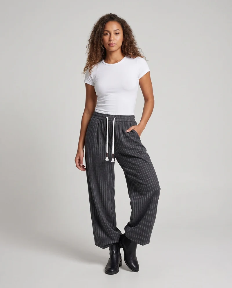 Damen Lässige, weite Pluderhose Nord Taschen