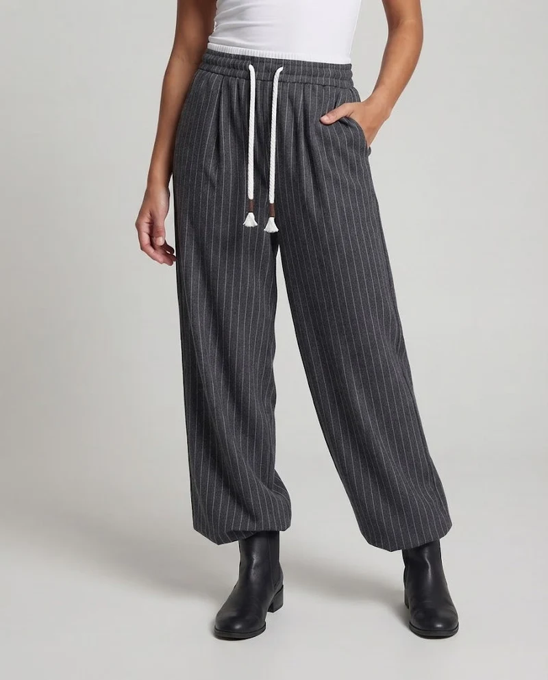 Damen Lässige, weite Pluderhose Nord Taschen