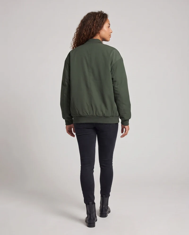 Damen Leichte Bomberjacke Nord Taschen