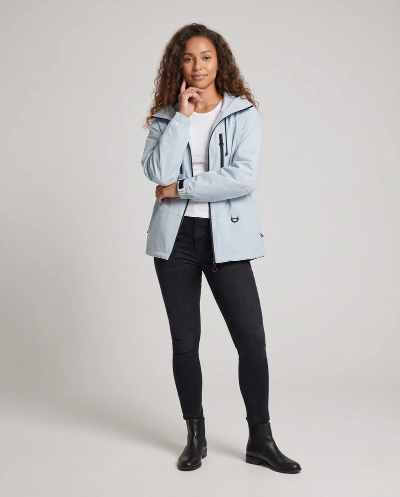 Damen Leichte Funktionsjacke Nord Taschen