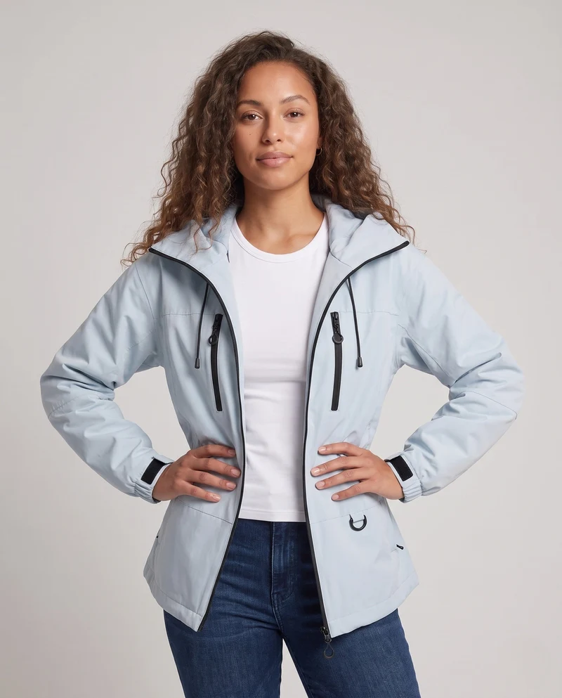 Damen Leichte Funktionsjacke Nord Taschen