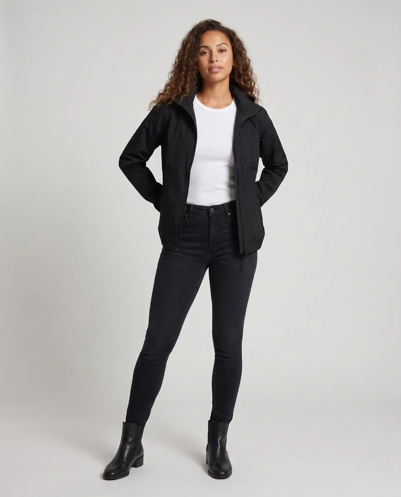 Damen Leichte Outdoor-Jacke mit funktionalen Taschen Nord Taschen