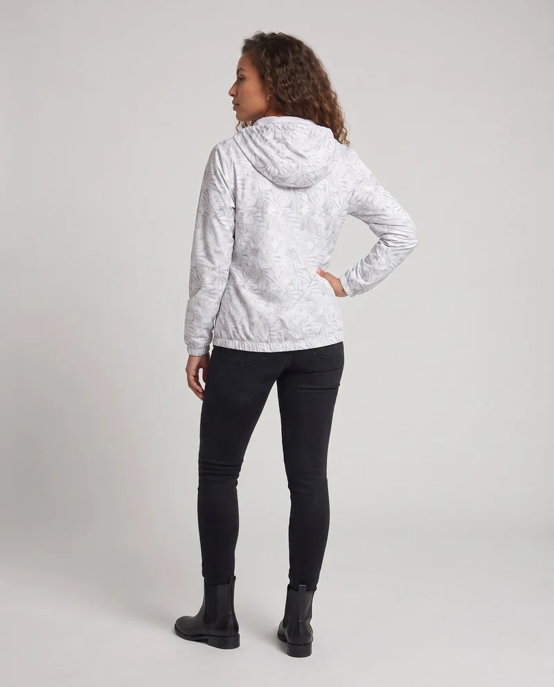 Damen Leichte Regenjacke mit verstellbarer Kapuze Nord Taschen