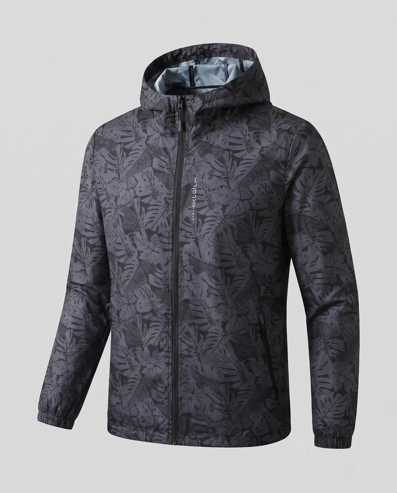 Damen Leichte Regenjacke mit verstellbarer Kapuze Nord Taschen