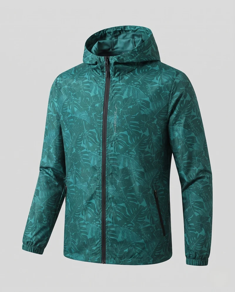 Damen Leichte Regenjacke mit verstellbarer Kapuze Nord Taschen