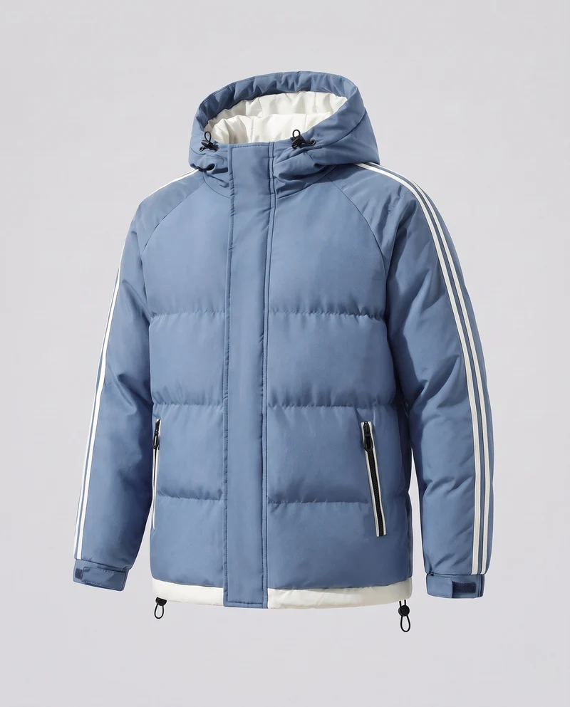 Damen Moderne Steppjacke mit Kapuze Nord Taschen