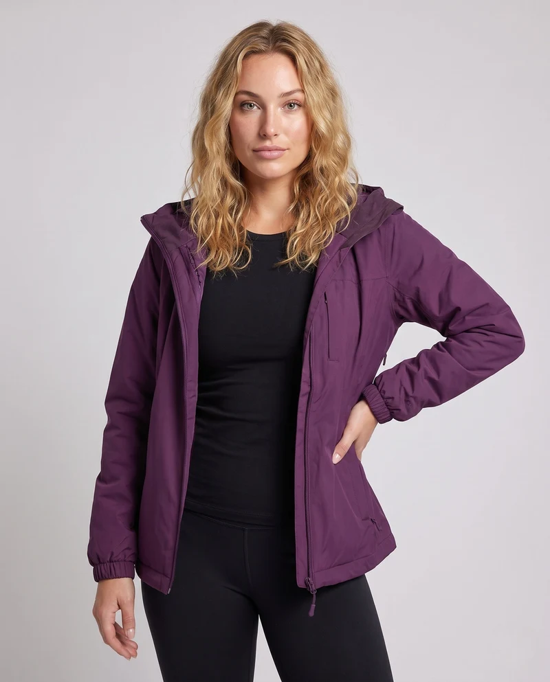 Damen Modische Kapuzenjacke Nord Taschen