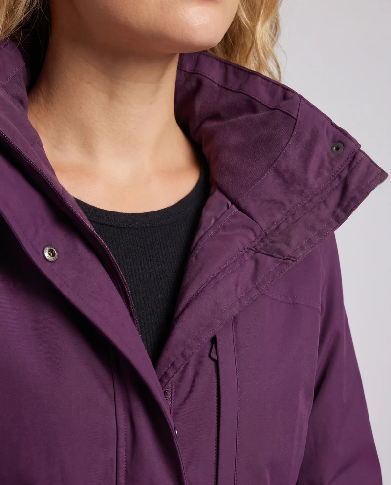 Damen Modische Kapuzenjacke Nord Taschen