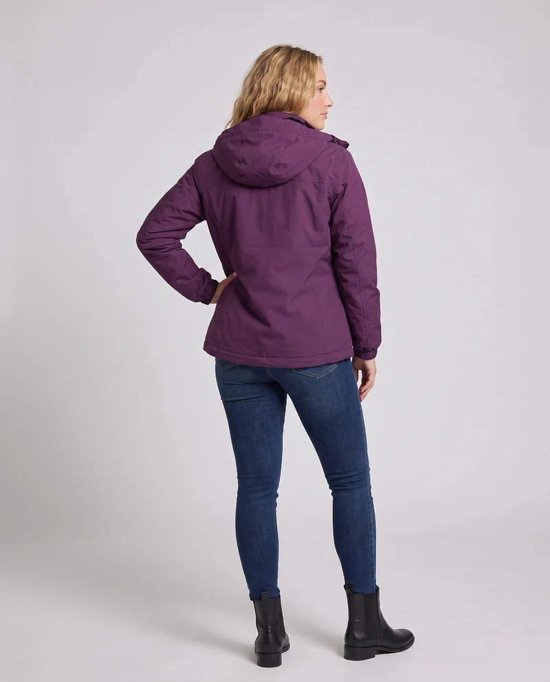 Damen Modische Kapuzenjacke Nord Taschen