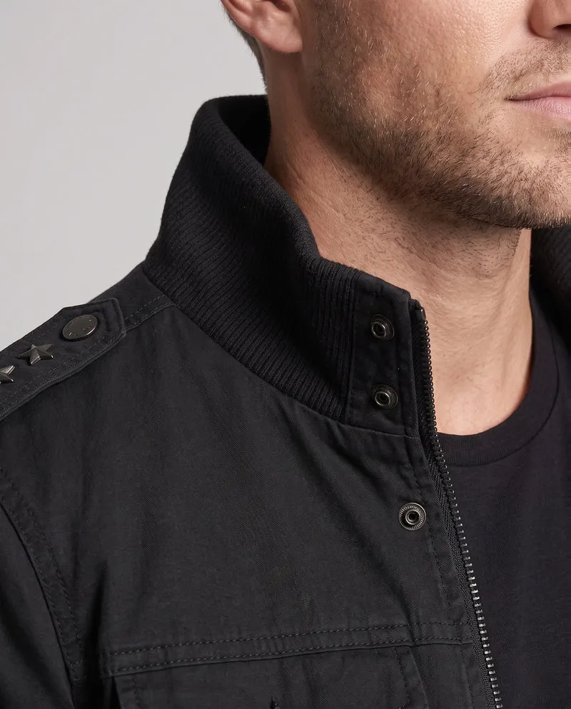 Herren isolierte Field Bomberjacke mit Teddy-Fleece-Futter und Klappentaschen Nord Taschen