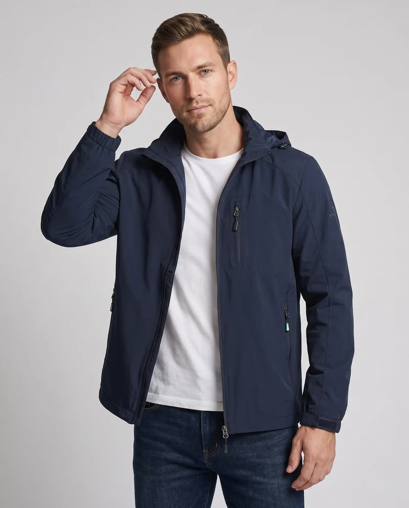 Leichter atmungsaktiver Feldjacke für Herren mit Kapuze und Mesh-Futter Nord Taschen