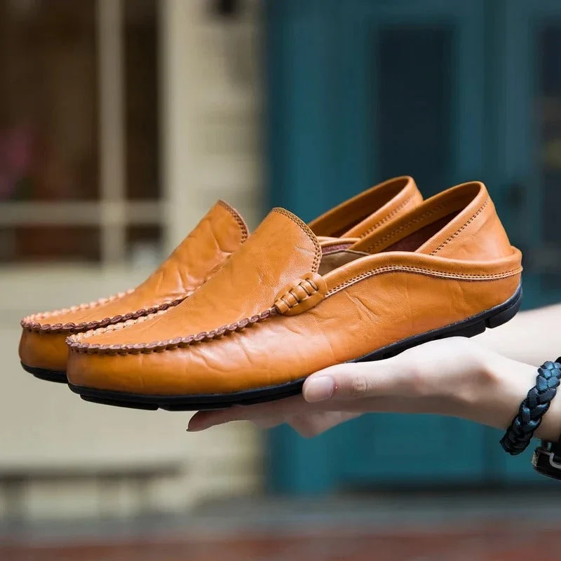 Herren-Loafer aus echtem Leder - Vittorelli