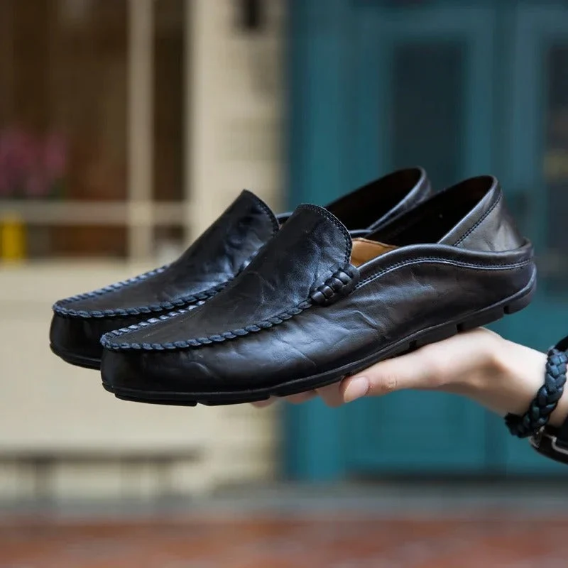 Herren-Loafer aus echtem Leder - Vittorelli