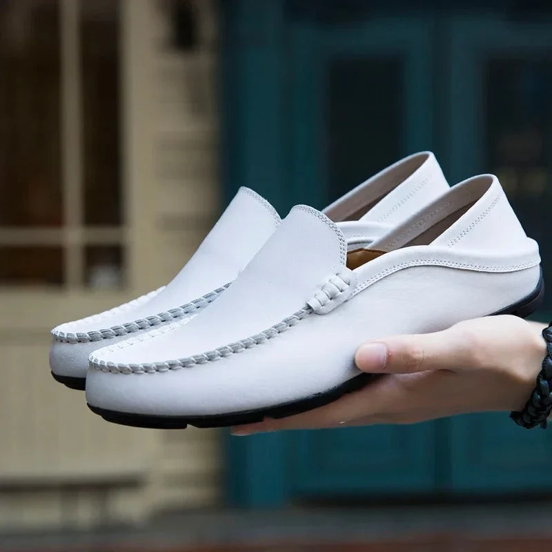 Herren-Loafer aus echtem Leder - Vittorelli