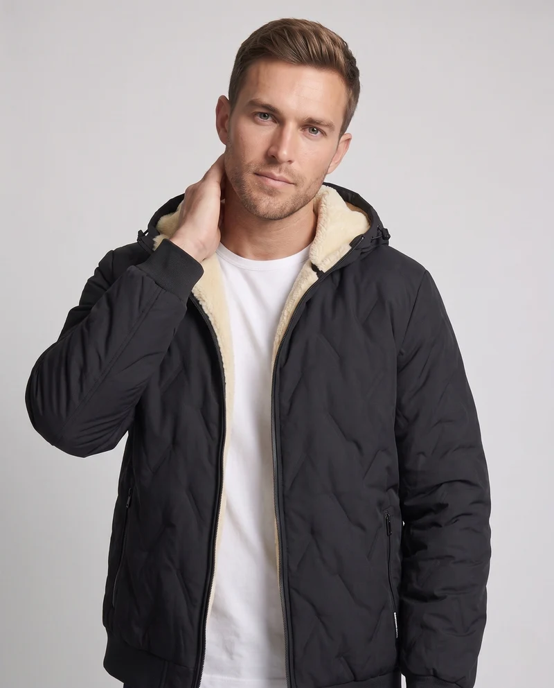 Herren Isolierte Kapuzenjacke Nord Taschen